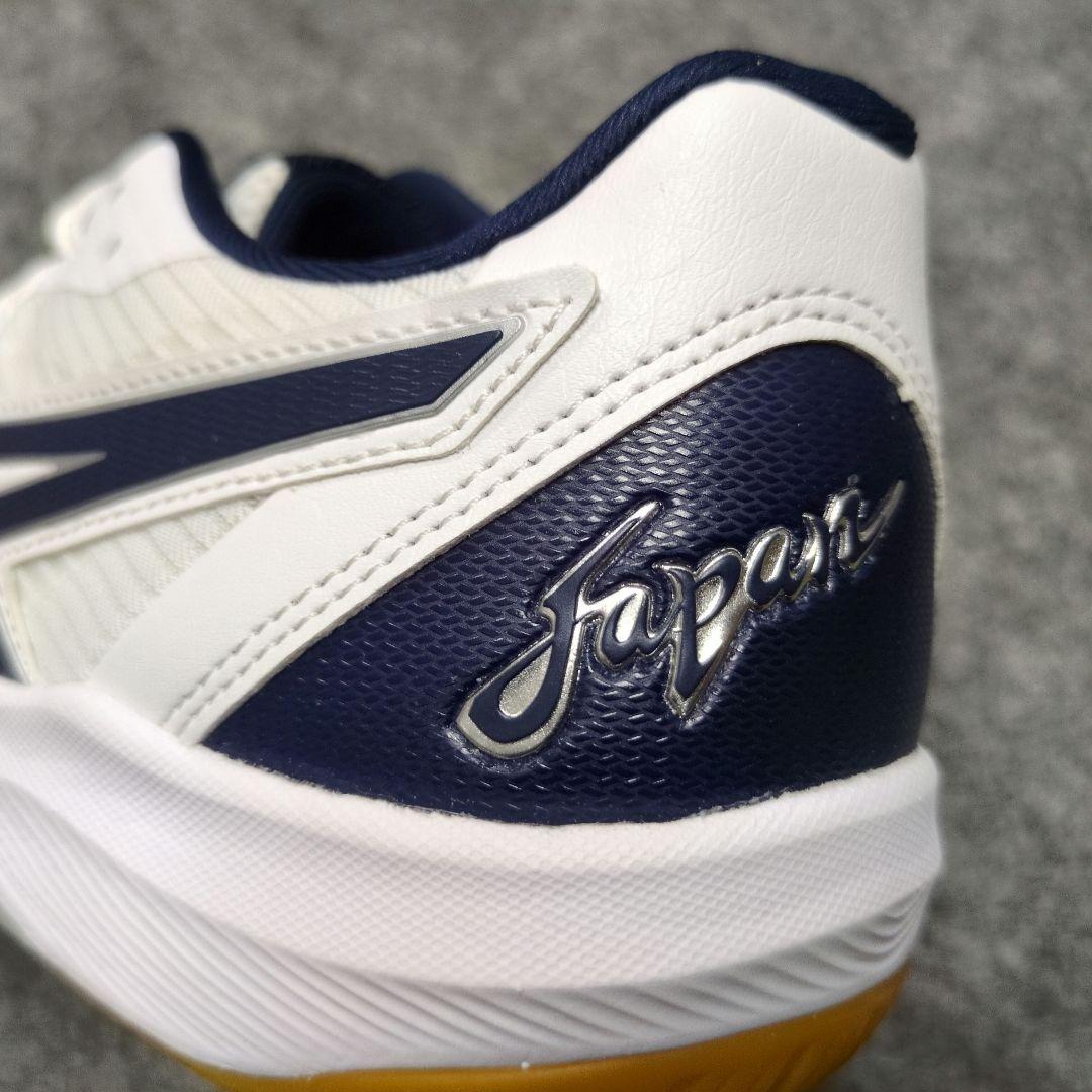 asics バレーボールシューズ 25.5cm ホワイト/ネイビー