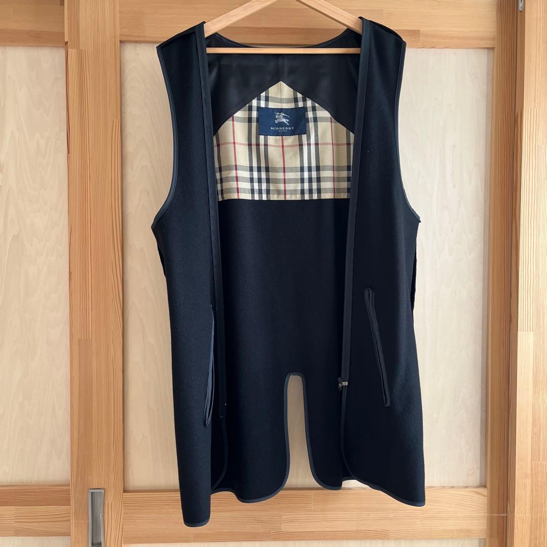 バーバリーステンカラーコート　ブラック