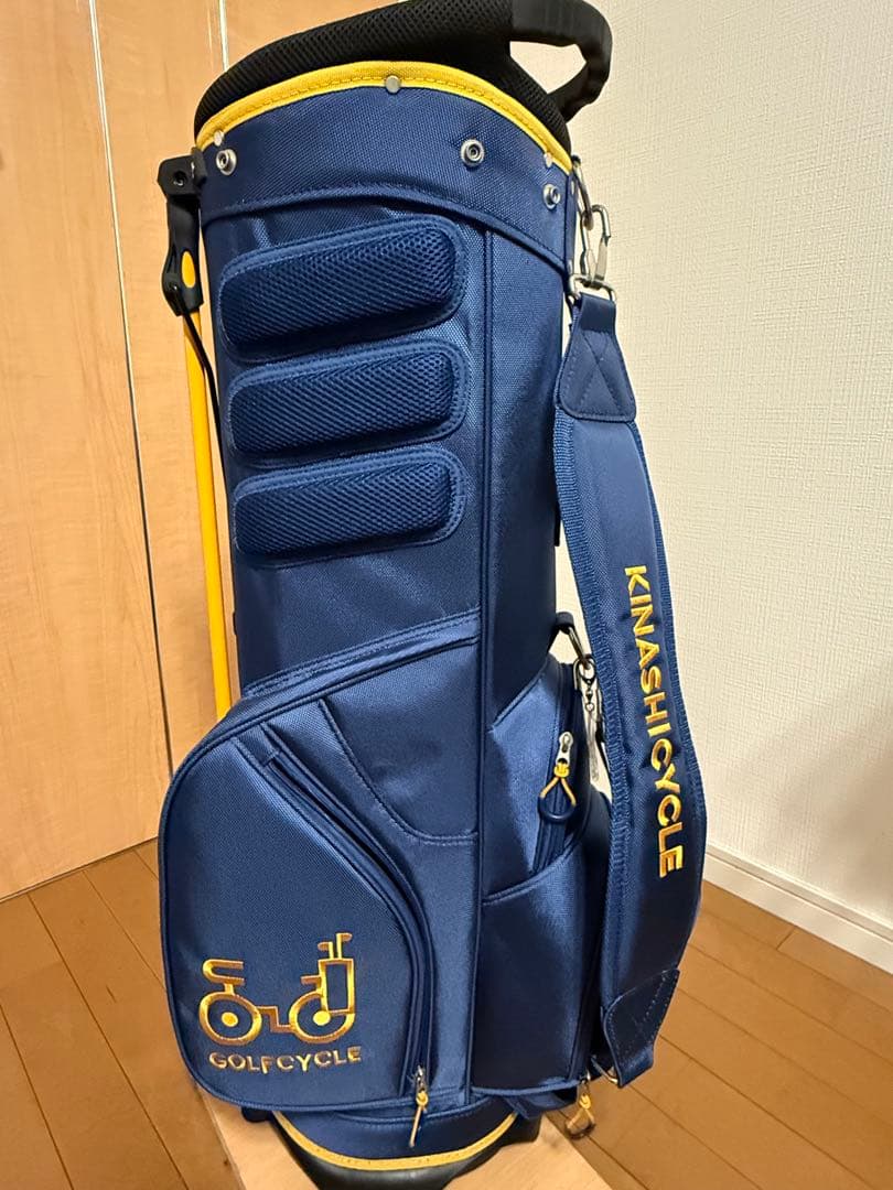 木梨サイクル 《THE GOLF》ゴルフバッグ ネイビー　完売品