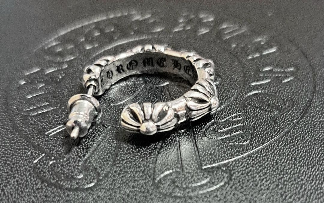 CHROME HEARTS SBT クロスバンドフープ ピアス 片耳