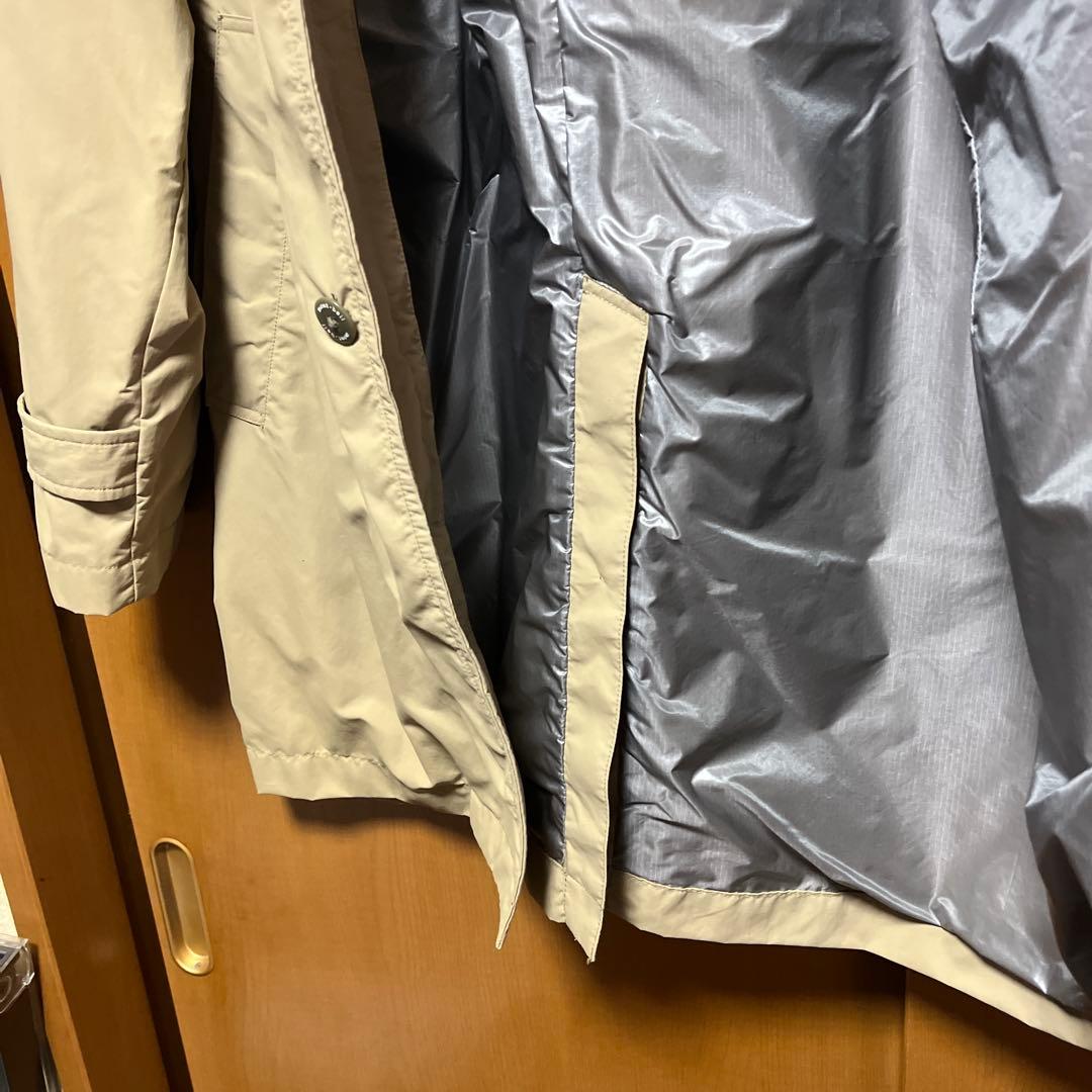 ベージュ ステンカラーコート