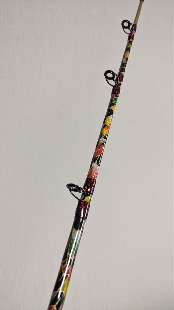 伊勢海老竿 テトラ竿 和竿 布袋竹 ハンドメイドロッド 希少✨伊勢海老竿