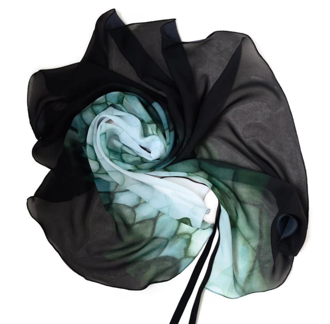 Designed by AliceバレエスカートSomefish黒×緑ショート