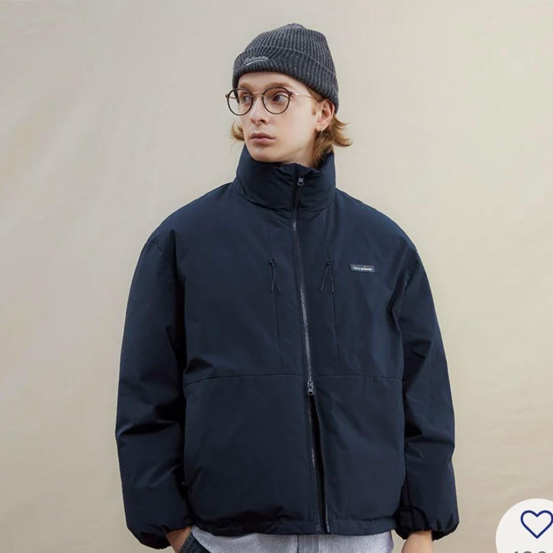 BONBONSTORE NOTHOMME ダウンジャケットネイビー M - メルカリ