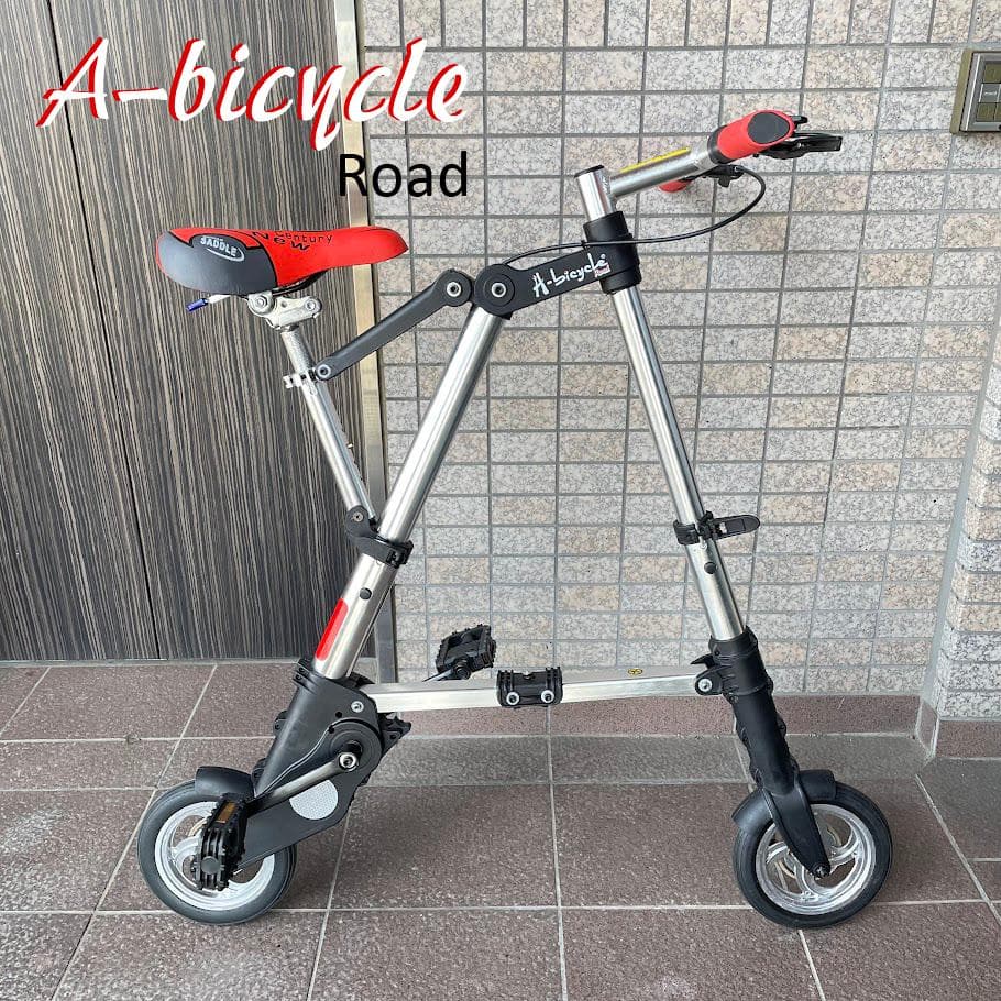 ○A-bicycle Road○ 折りたたみ自転車 超小型A型bike キャンプ