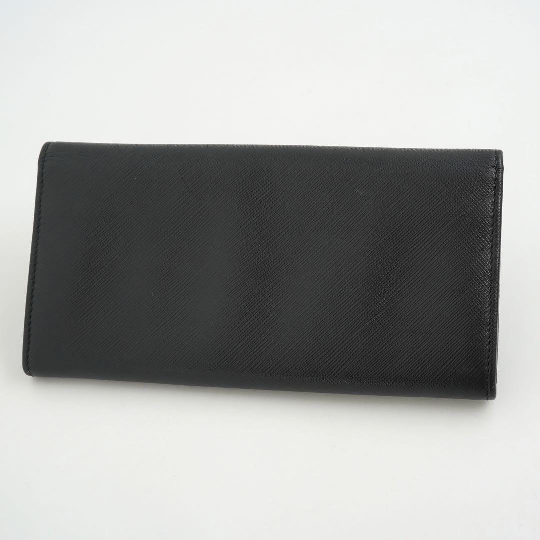 ✨極上美品✨　フェラガモ　長財布　ヴァラリボン　ロゴ刻印　本革　レザー　ブラック