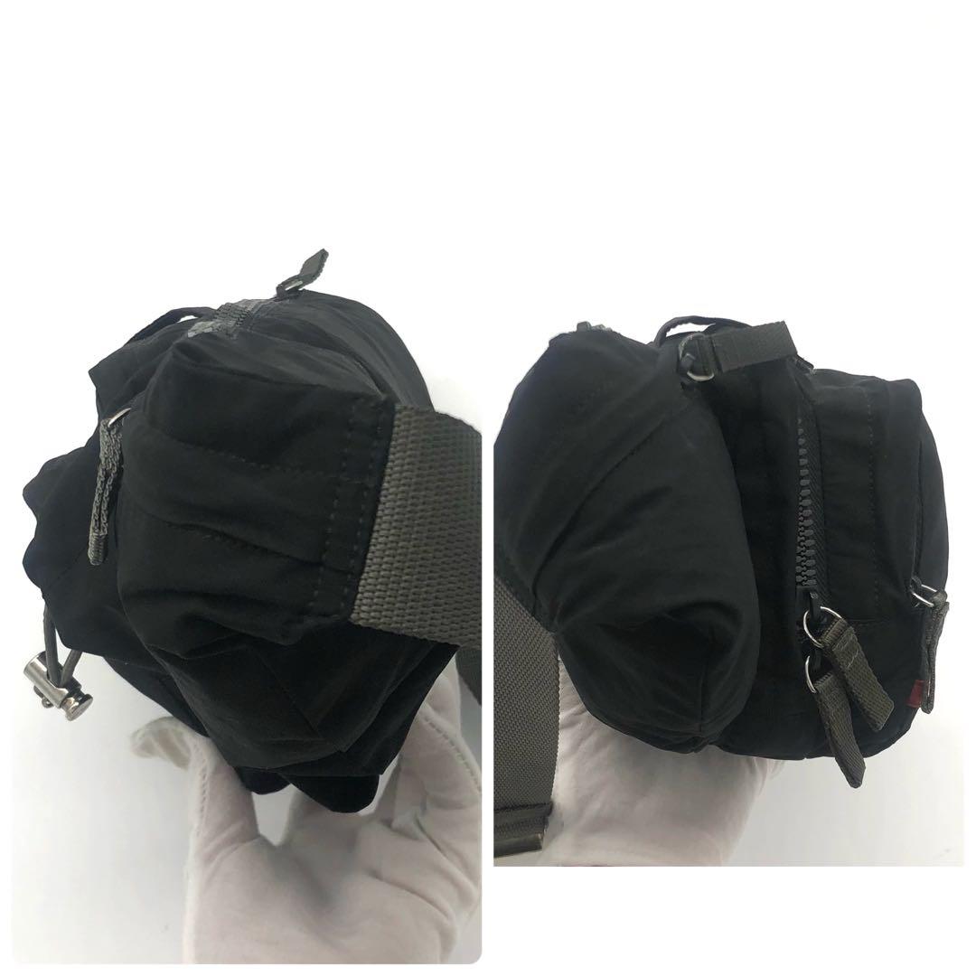 美品・Gカード付き✨】PRADA SPORTS ボディバッグ 00s ブラック