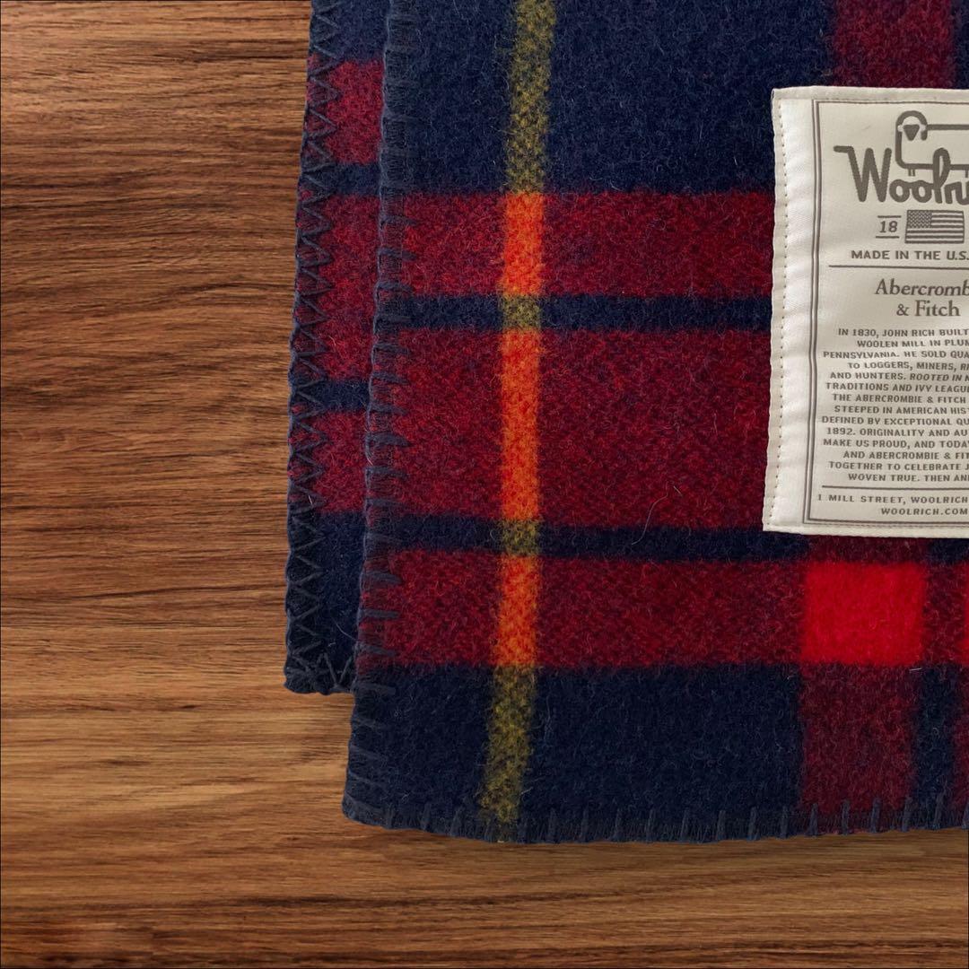 Woolrich x アバクロンビー＆フィッチ・ウールブランケット・アウトドア
