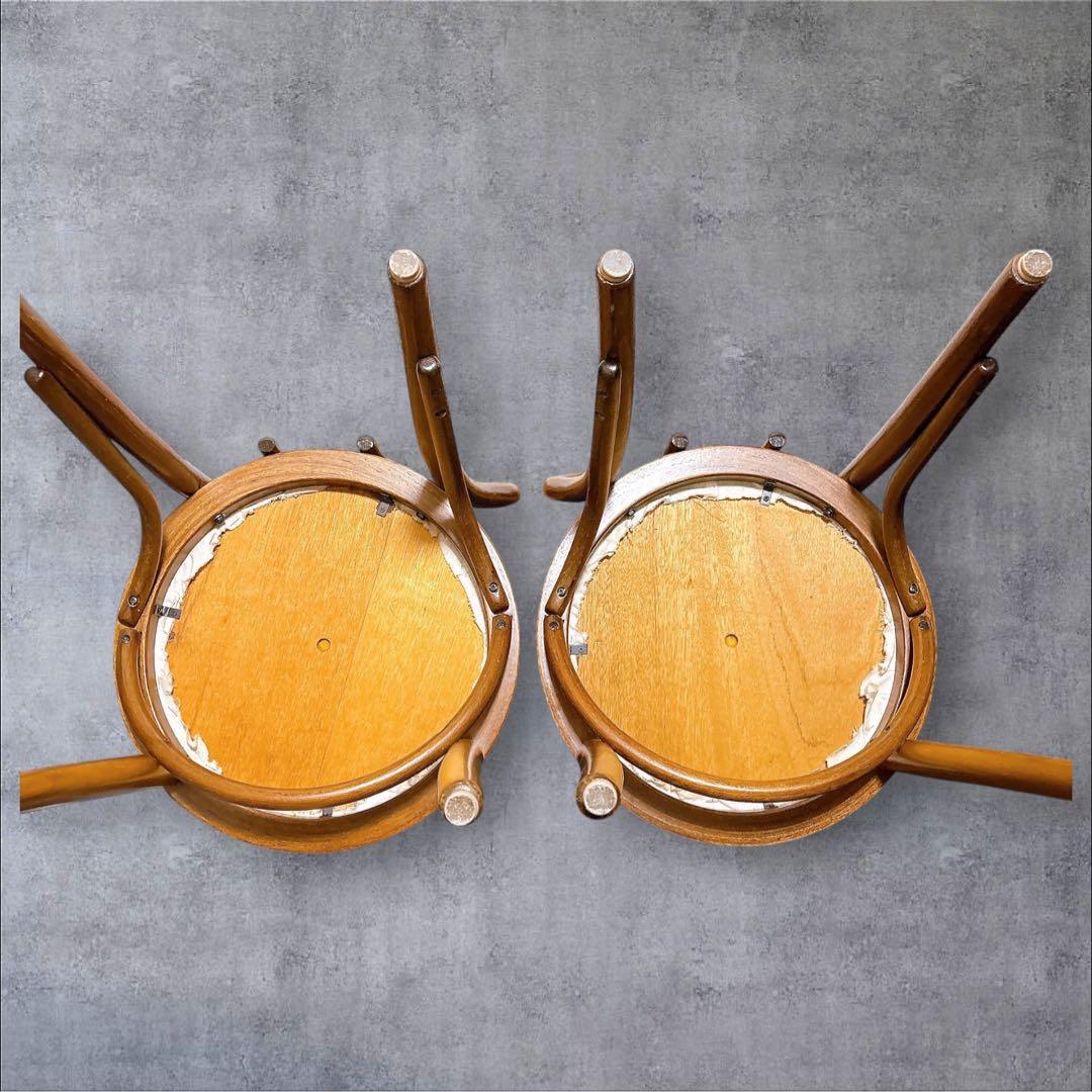 アンティーク 椅子 ベントウッドチェア 曲木 カフェ 北欧テイスト レトロ　茶色