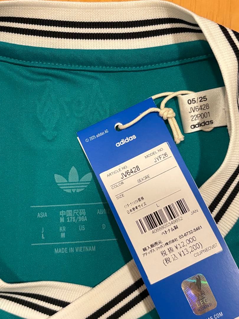 正規品 新品 極美品 リヴァプール 25/26 3rd Lサイズ