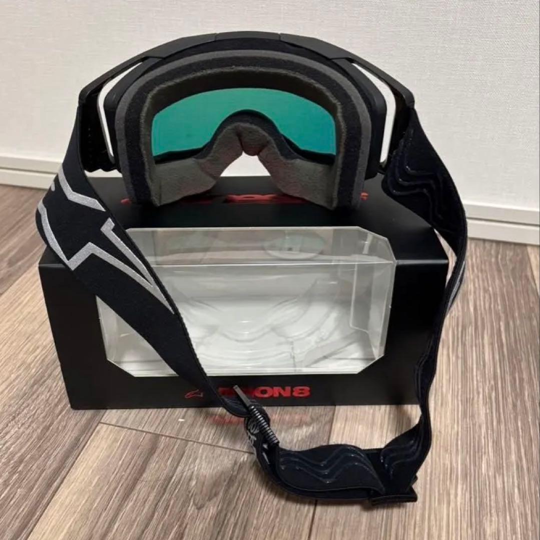 VISION8 ゴーグル ブラック　レッドミラーレンズ