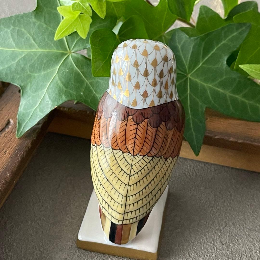 HEREND フィギュリン　 『アテナのふくろう』