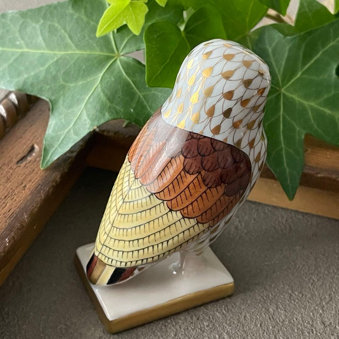 HEREND フィギュリン　 『アテナのふくろう』