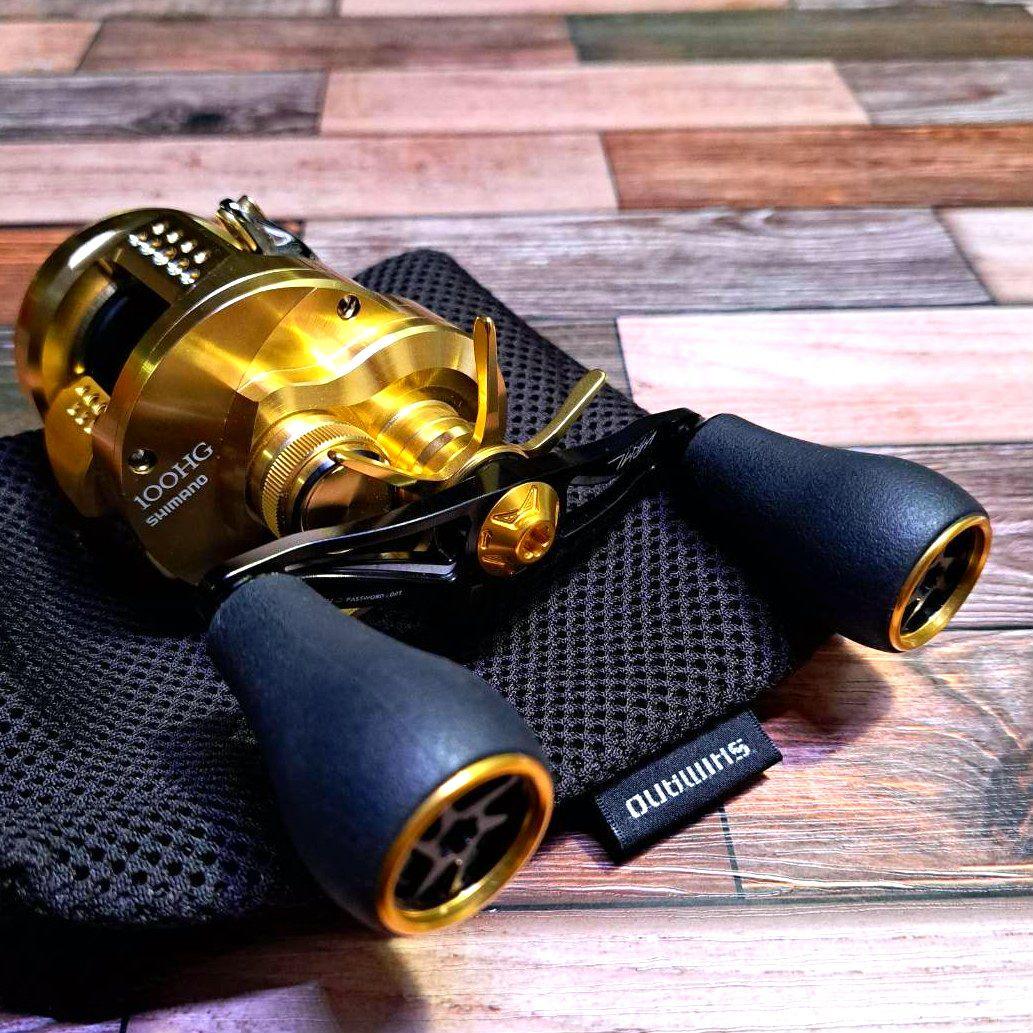 美品】 21カルカッタコンクエスト100HG カスタムDRT バリアルハンドル