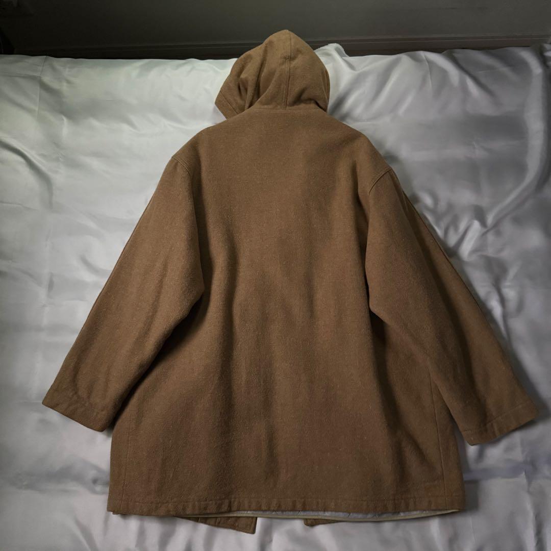 90s Woolrich 節約 USA製 ベージュ ダッフルコート ダブルジップ