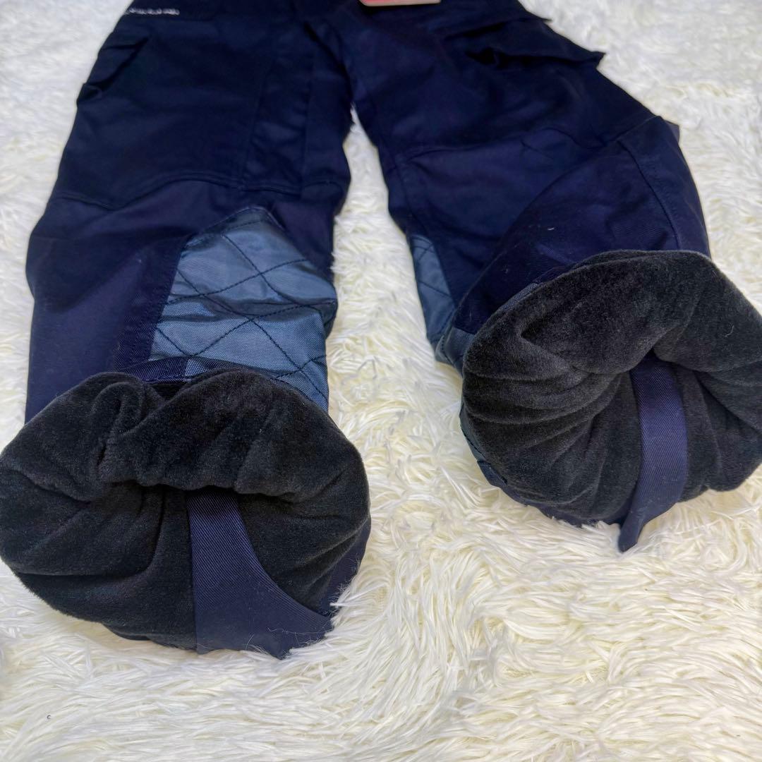 新品Rosso StyleLab 裏起毛防風防寒ライディングパンツ ネイビー M