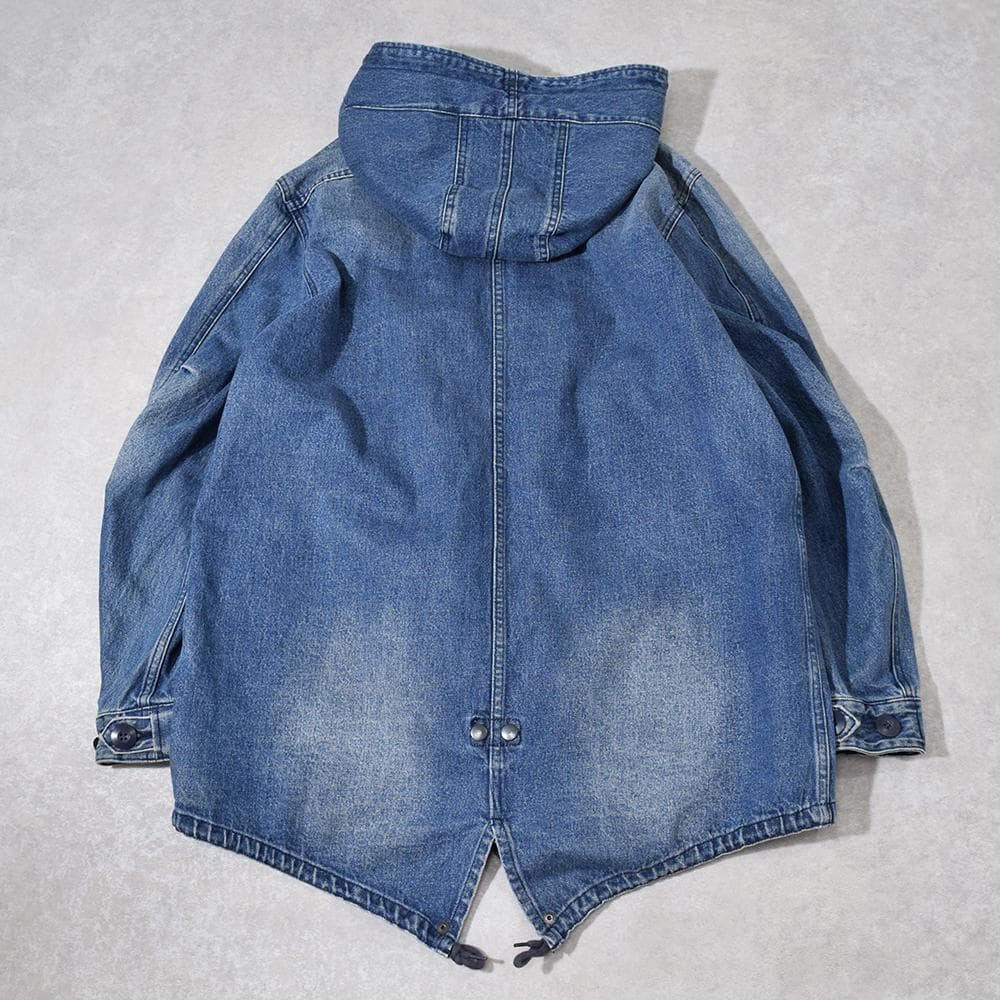 廃盤 HOUSTON M-51 ライナー付 デニムモッズコート L 3WAY メンズ