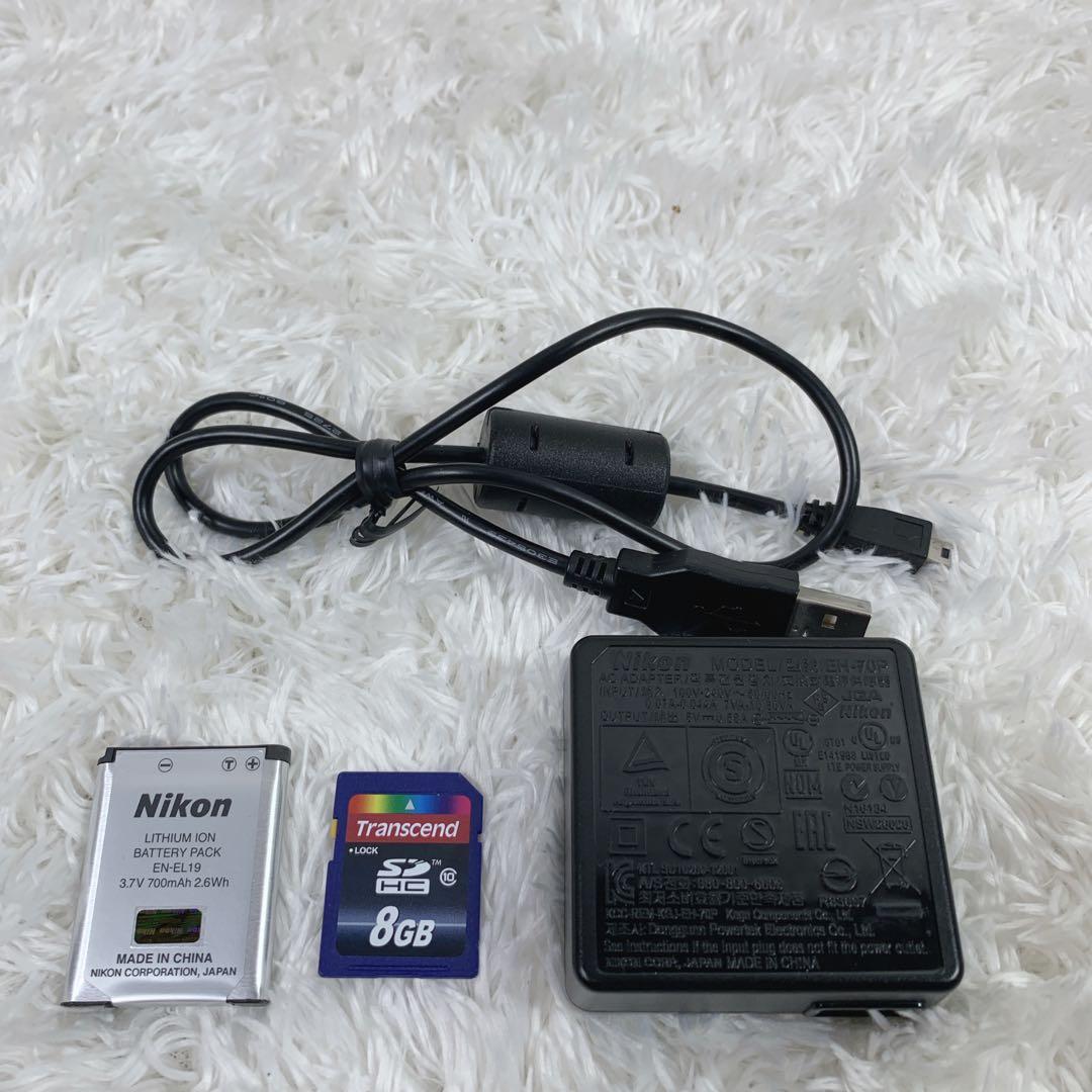 【美品】Nikon COOLPIX S3700 コンデジ ピンク SDカード付