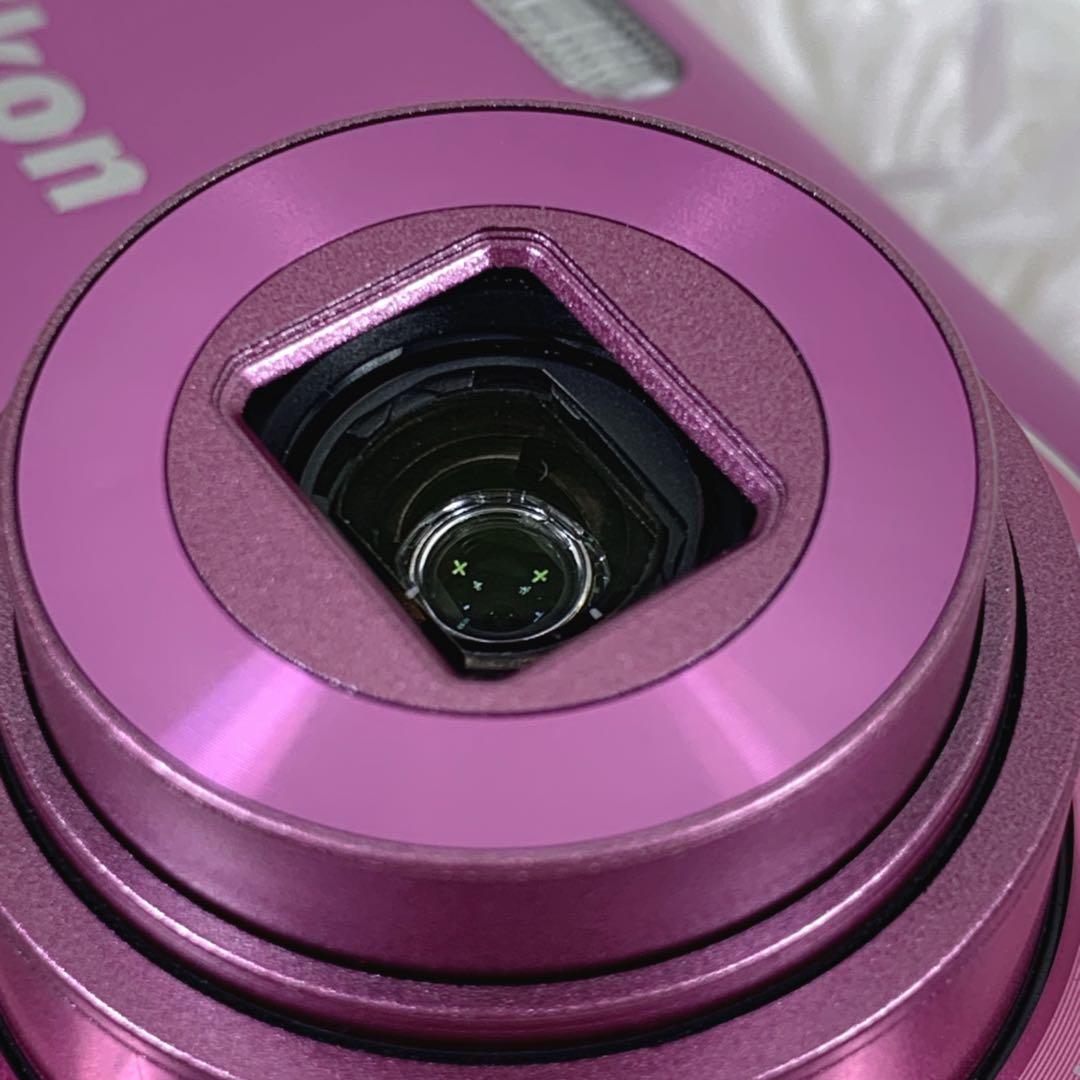 【美品】Nikon COOLPIX S3700 コンデジ ピンク SDカード付