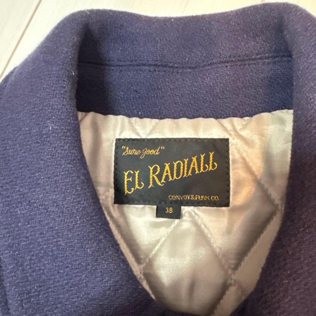 el radiall スタジャン CONVOYS varsity jacket