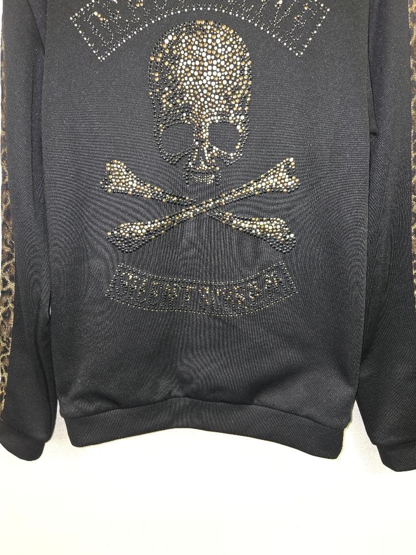 値下げROEN ロエン メタルスタッズスカル レオパード トラック