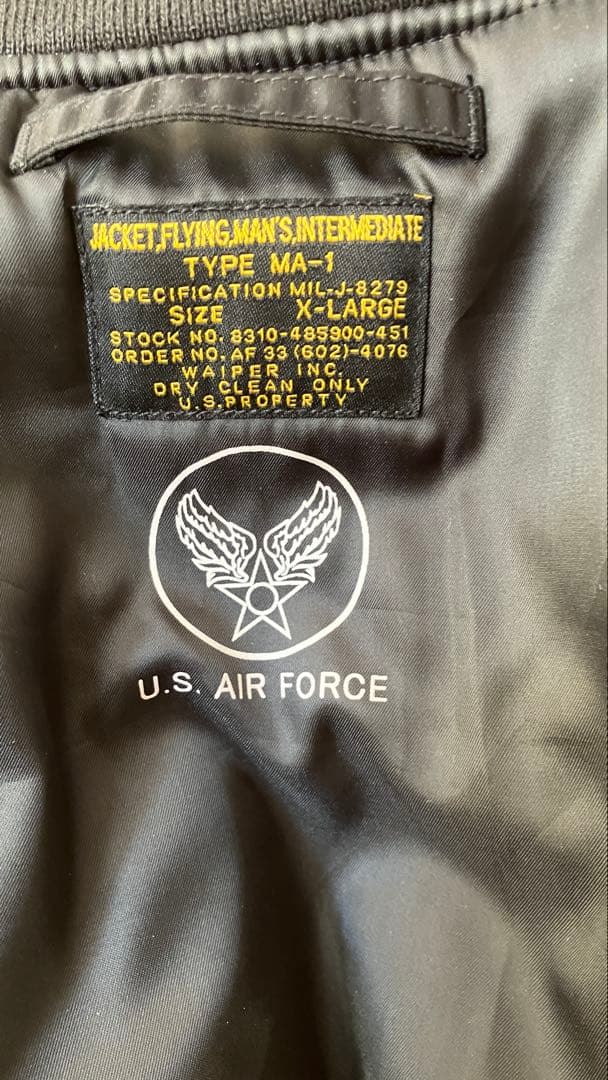 WAIPER.inc 米軍 最初期型 MA-1 【WP22】