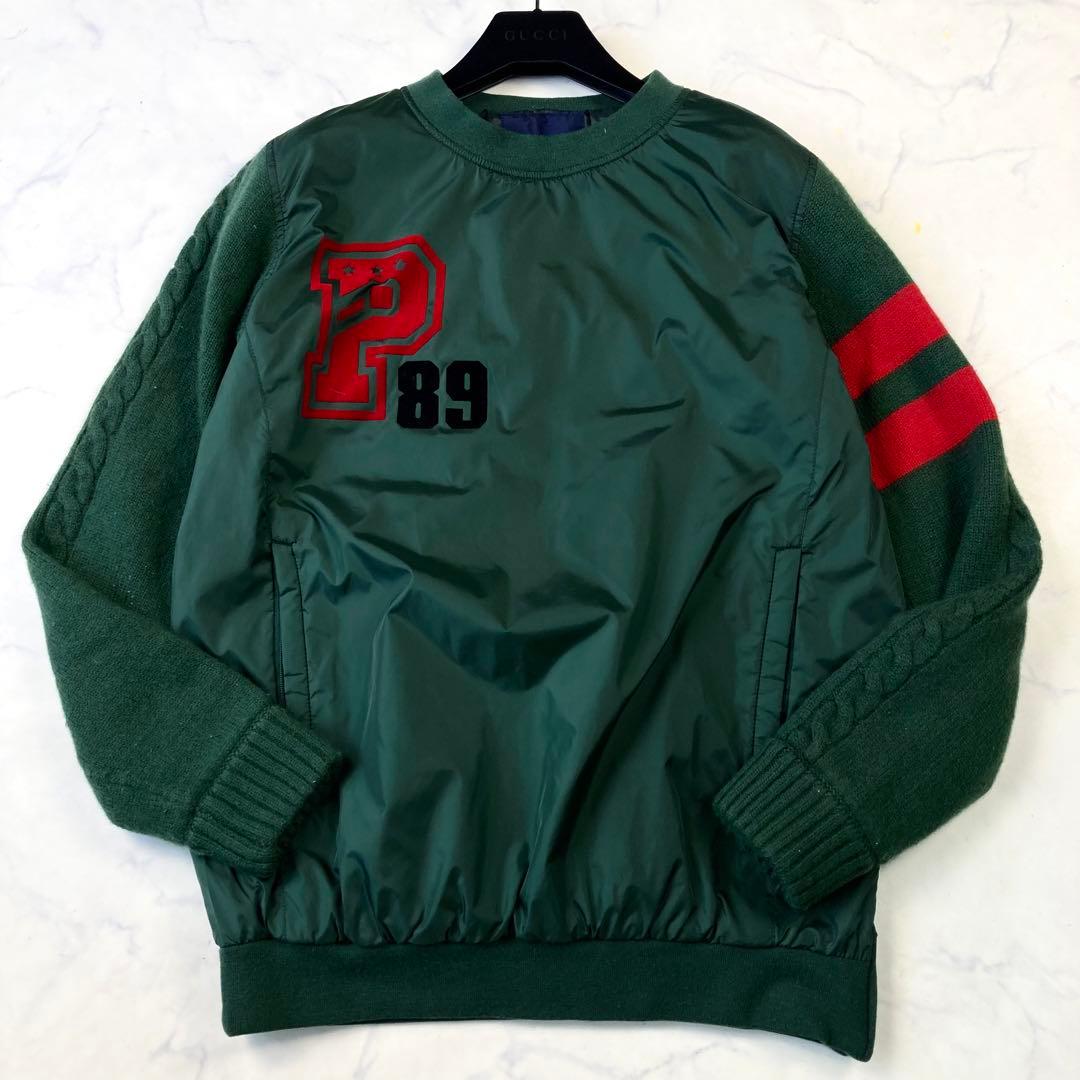 パーリーゲイツ 切替袖ニット プルオーバー 中わた スニード