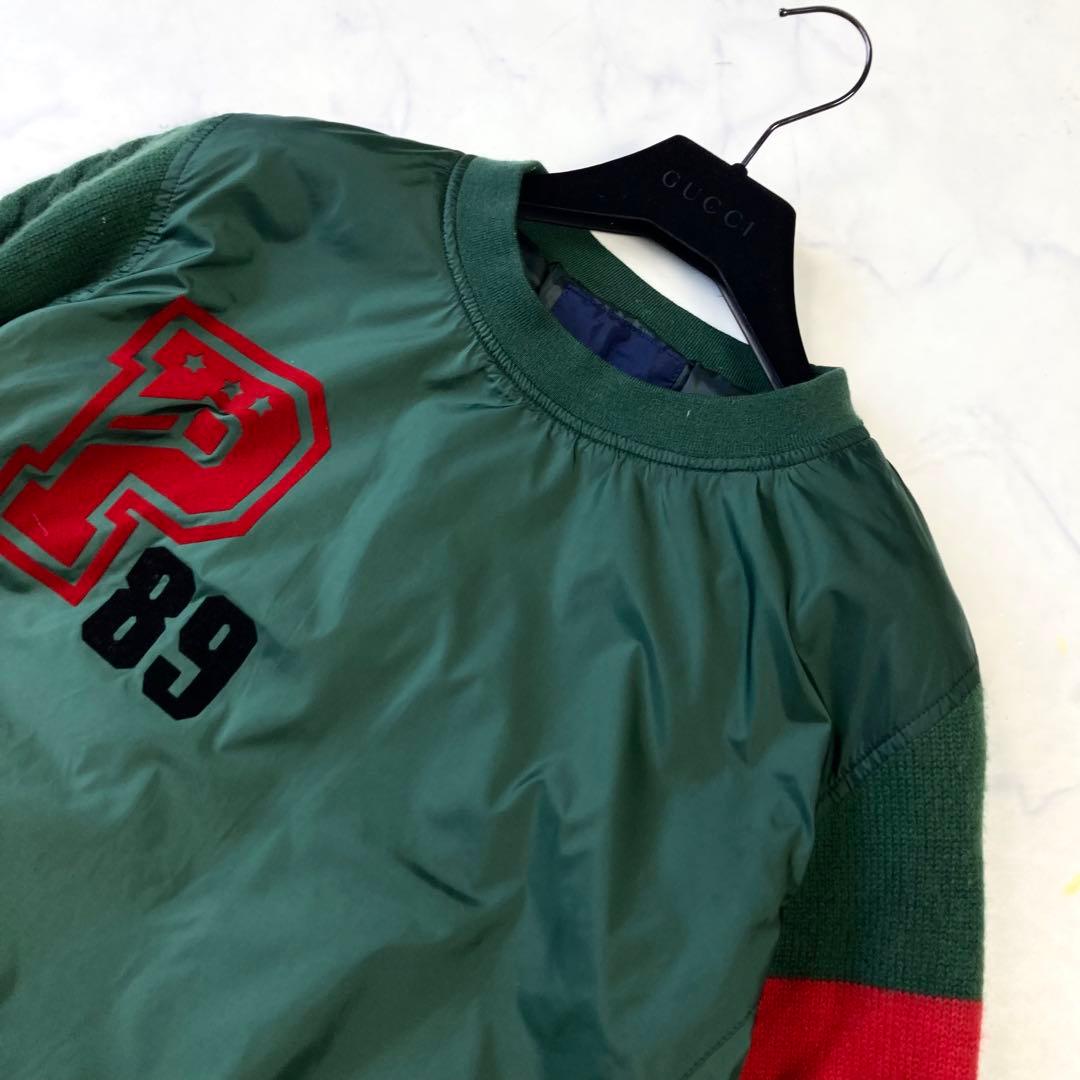 パーリーゲイツ 切替袖ニット プルオーバー 中わた スニード