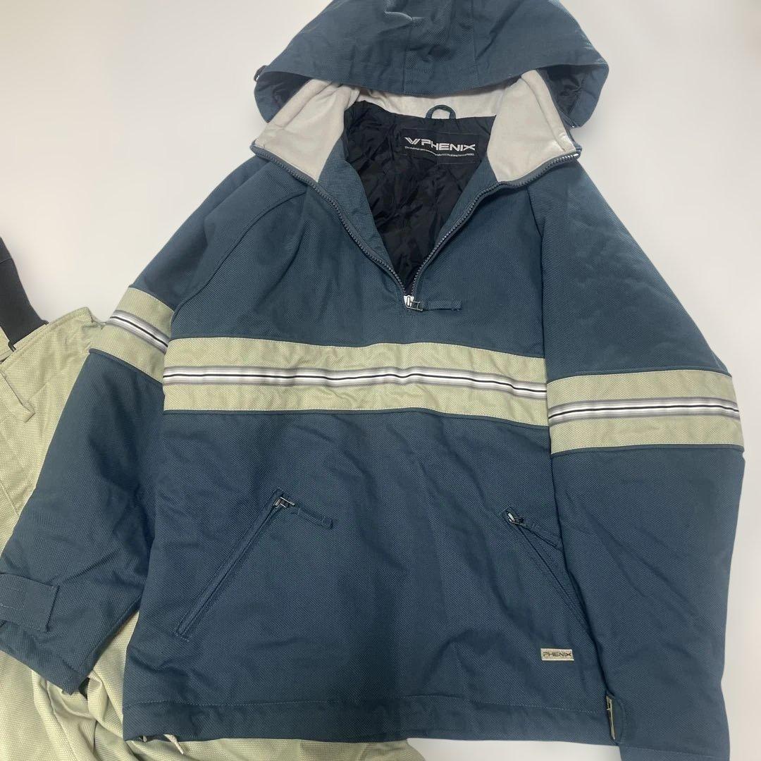 一回使用老舗高級ブランドPHENIX スキーウェア アノラック　メンズM