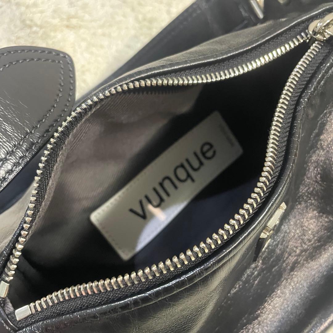 極美品】vunque ブンク ショルダー バッグ カミソリ ロゴ 韓国 激レア