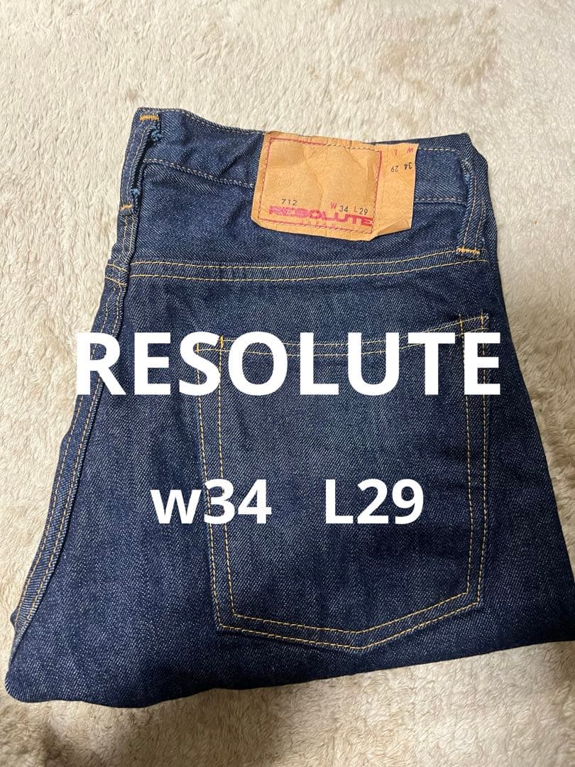 RESOLUTE メンズデニム