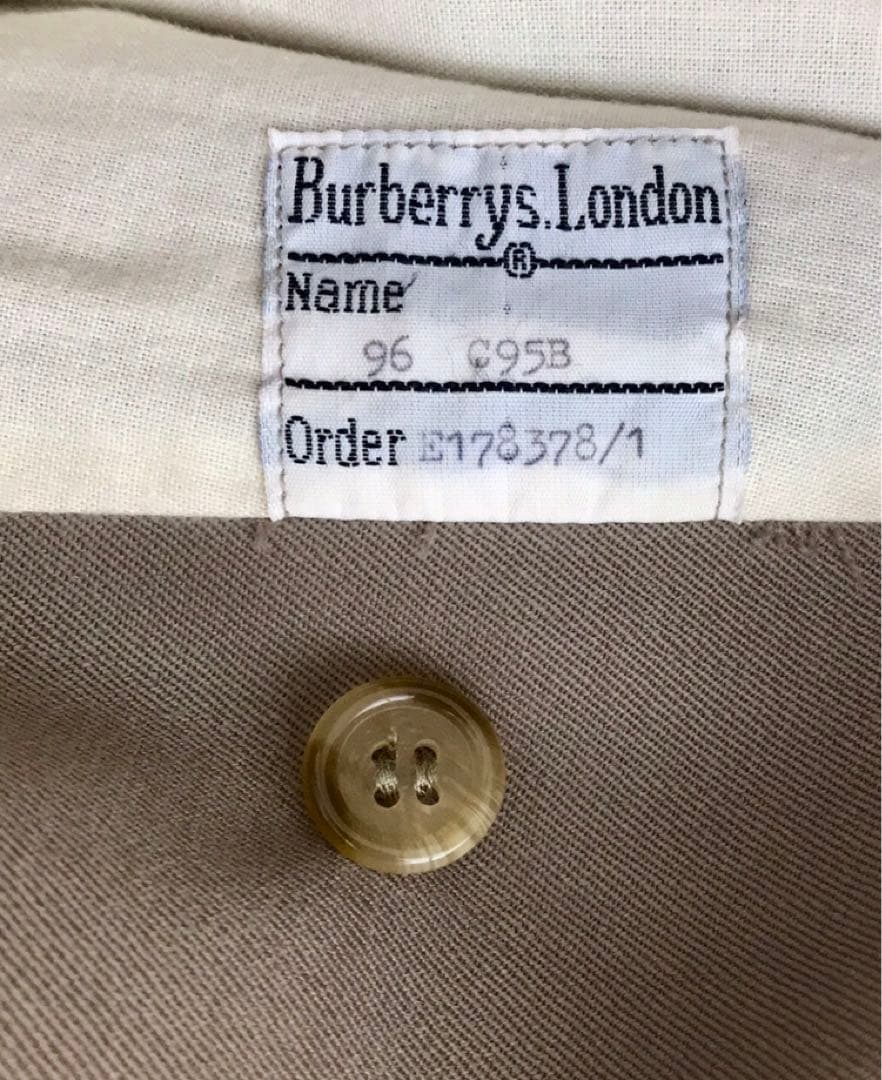 Burberrys バーバリー ステンカラーコート ウールギャバ ブレラ デット