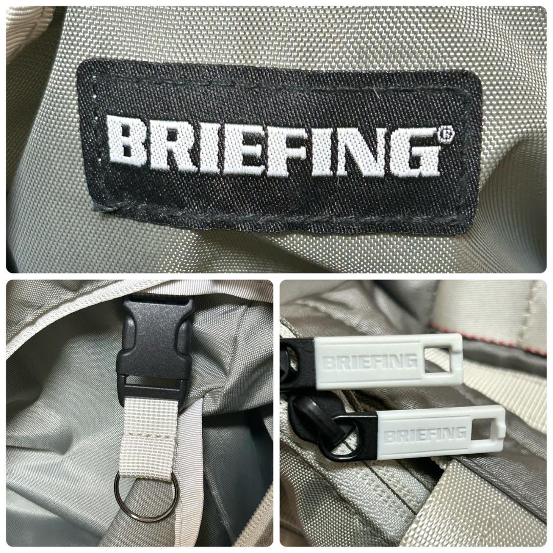 BRIEFING GOLF 2way カートバッグ ショルダー対応 グレー