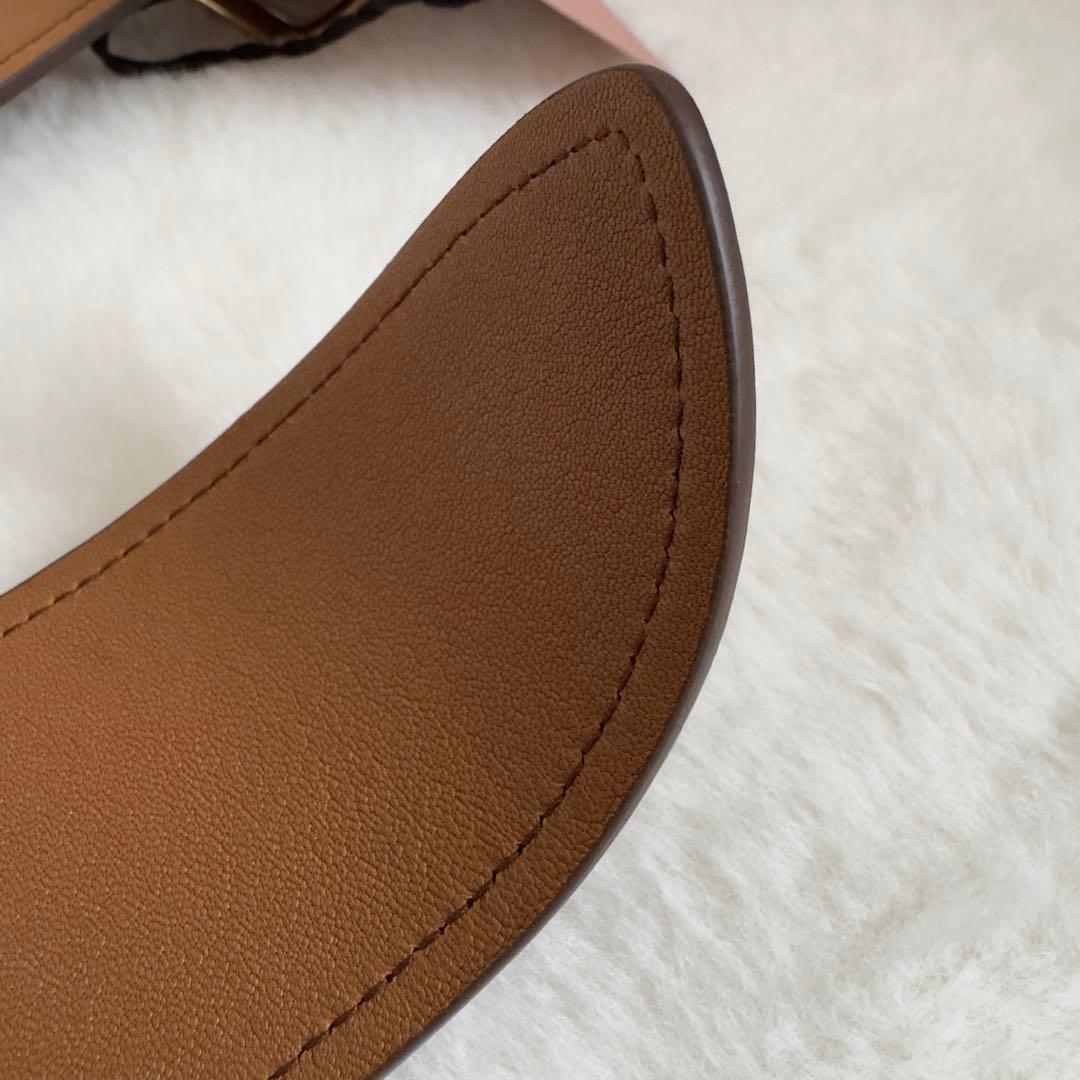 未使用級　miumiu ナッパレザー　ベルト　キャラメル　サイズ70