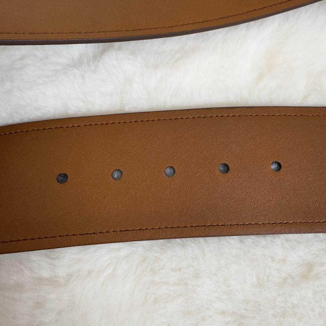 未使用級　miumiu ナッパレザー　ベルト　キャラメル　サイズ70