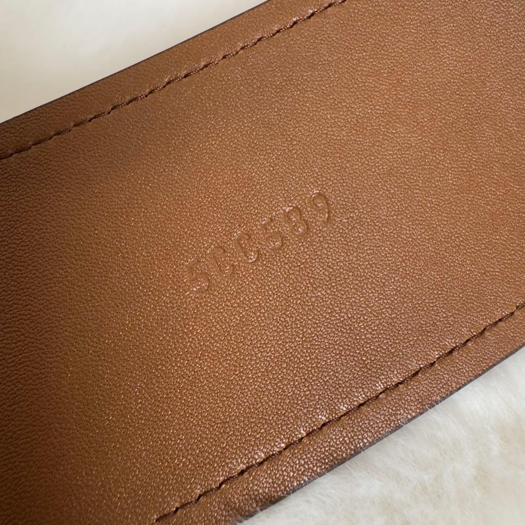 未使用級　miumiu ナッパレザー　ベルト　キャラメル　サイズ70