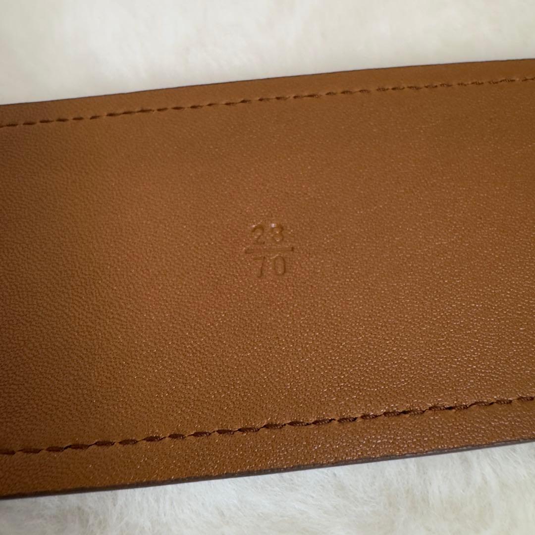 未使用級　miumiu ナッパレザー　ベルト　キャラメル　サイズ70