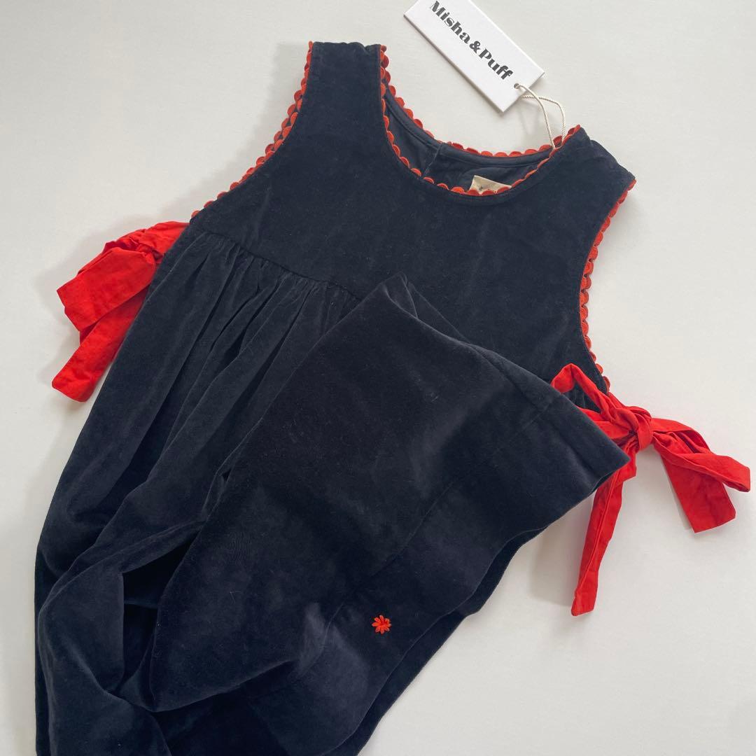 美品 misha&puff velours dress 5y