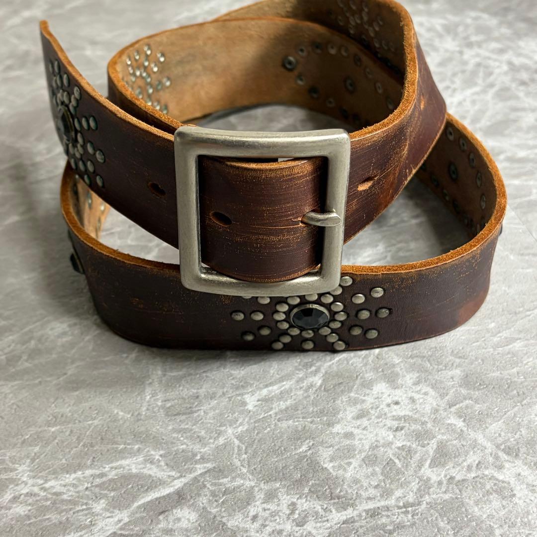 ベルト　レザー　スタッズ　y2k grunge グランジ　アメカジ