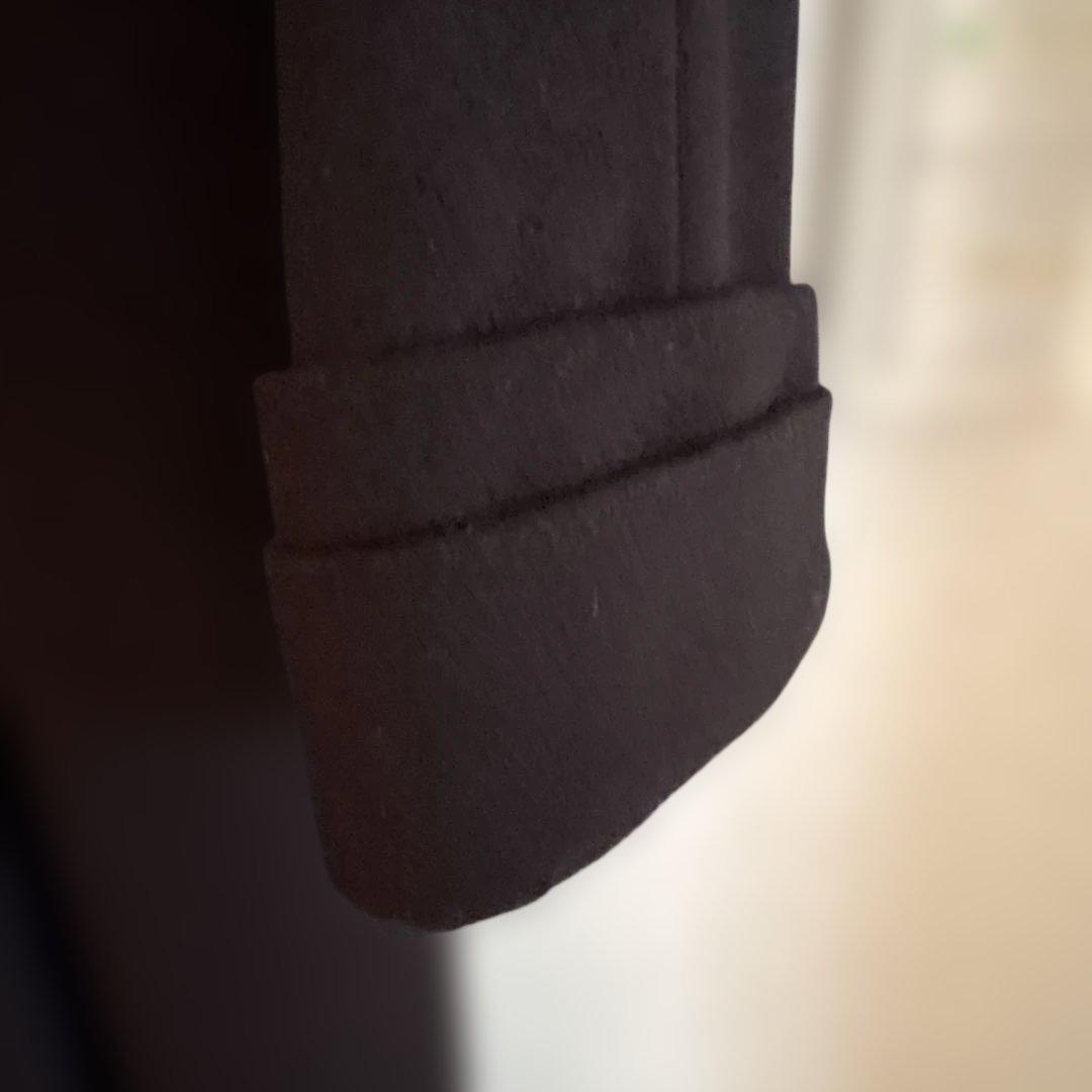 BEST SHANGHAI 黒ロングコート カシミヤ混サイズ40