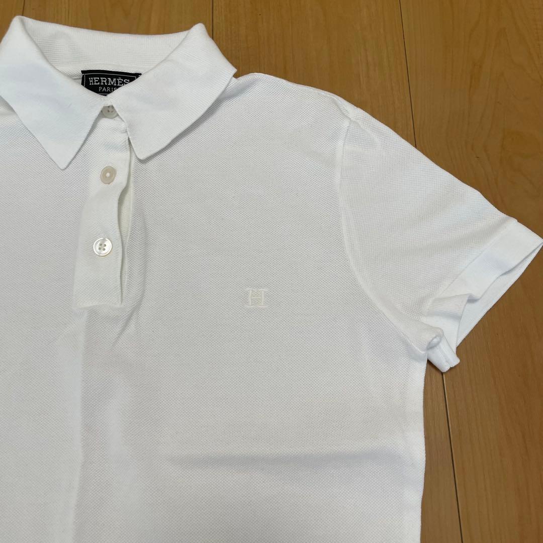 エルメス HERMESイタリア製レディース 鹿子 ポロシャツ サイズS