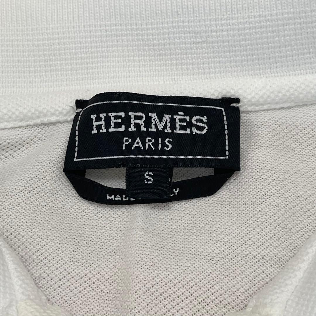 エルメス HERMESイタリア製レディース 鹿子 ポロシャツ サイズS