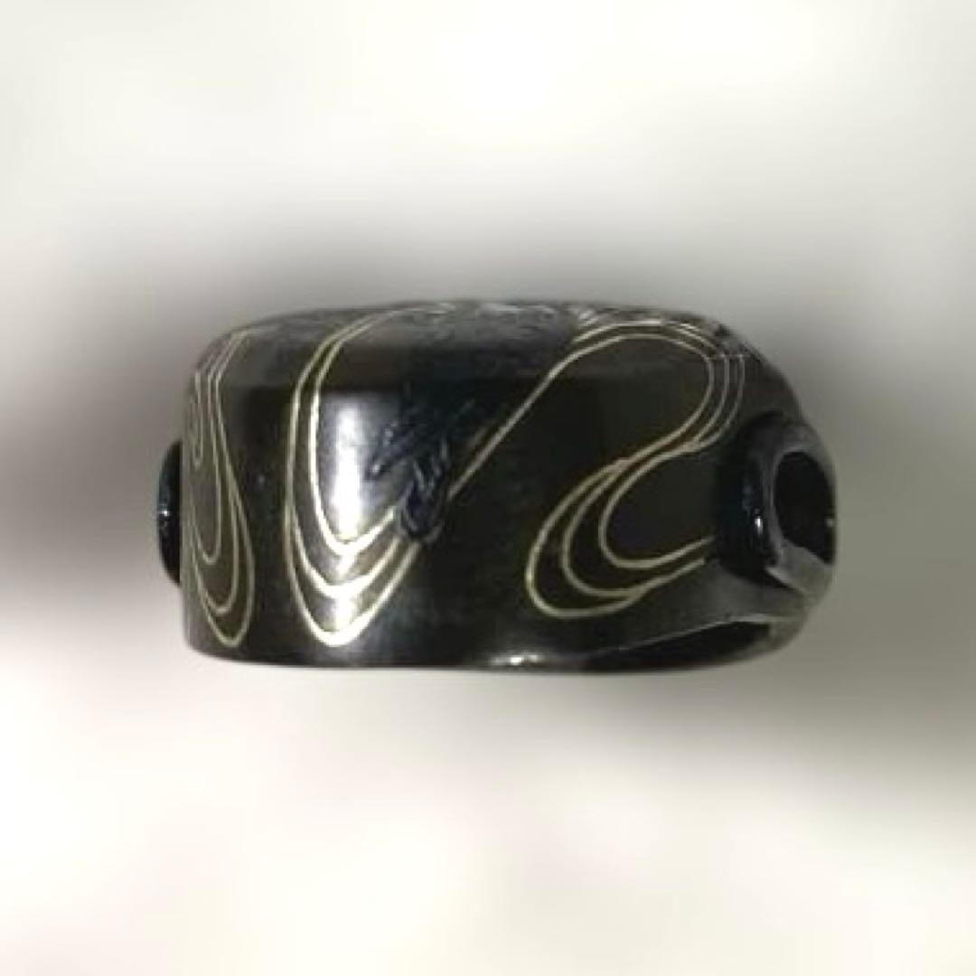 B-68 縁頭　金象嵌　武具　刀装具　骨董品　日本　時代物　美術品　工芸品