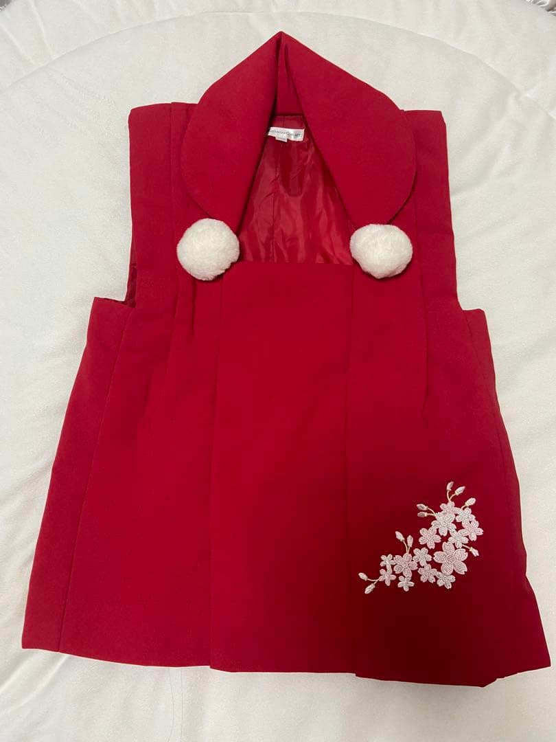 キャサリンコテージ 七五三 被布3点、髪飾り　うさぎサンダル