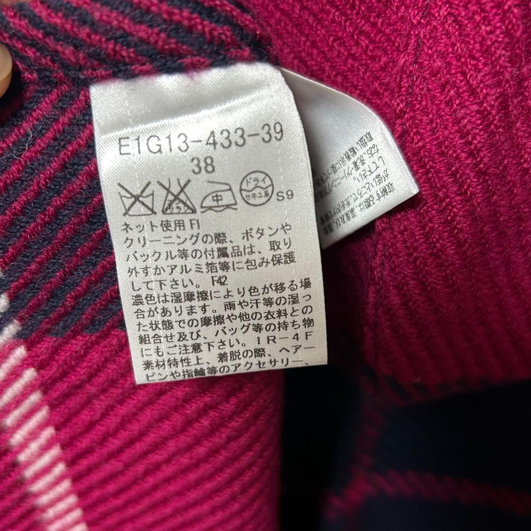 期間限定出品バーバリーブルーレーベル　フード付きポンチョ　美品　正規品　ストール