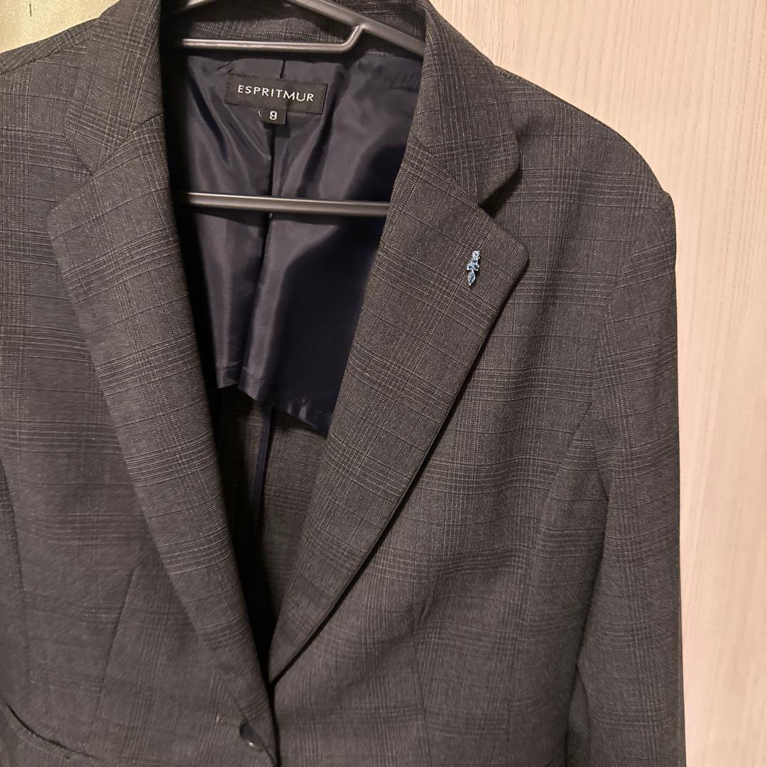 ブルートパーズとダイヤモンド0.01ct？　のピンブローチ K18