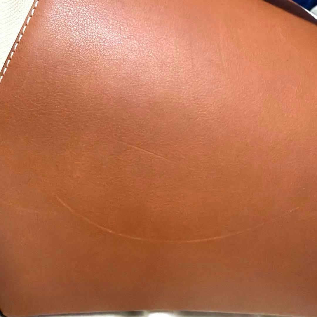 LOEWE ロエベ アントン キャンバス レザー リュック ポーチ付き