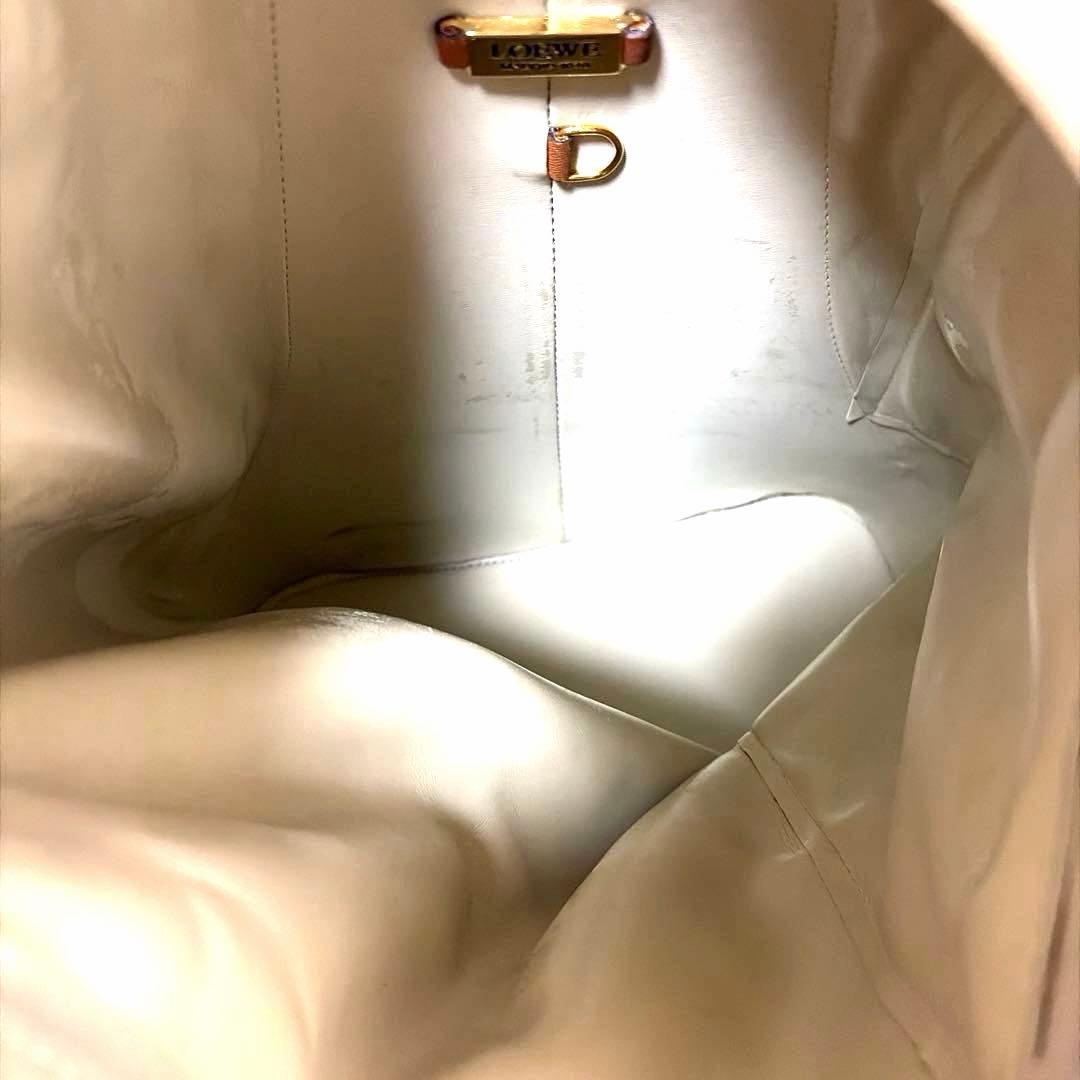 LOEWE ロエベ アントン キャンバス レザー リュック ポーチ付き