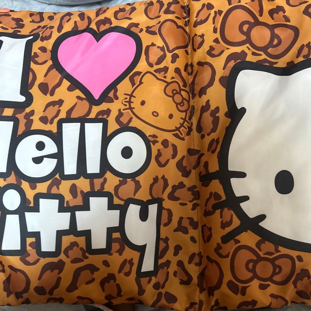 平成ギャル♡ハローキティ ひょう柄 ロングクッション マット 2012