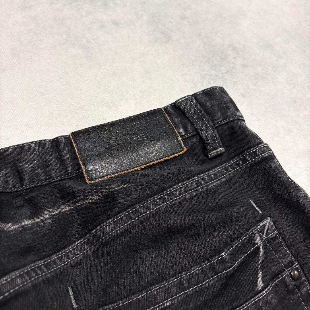 パンツ TORNADO MART Black Flare Denim Pants